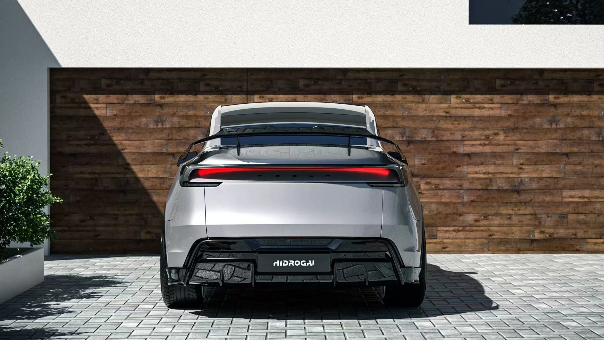 Robot 2025+ Tesla Model Y Carbon Fibre Spoiler Options - Image 3