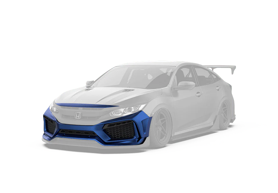 Robot Craftsman 10th Gen Honda Civic Front Bumper & Front Lip