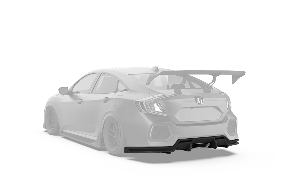 Robot Craftsman 10th Gen Honda Civic Rear Bumper & Diffuser (Sedan Only)