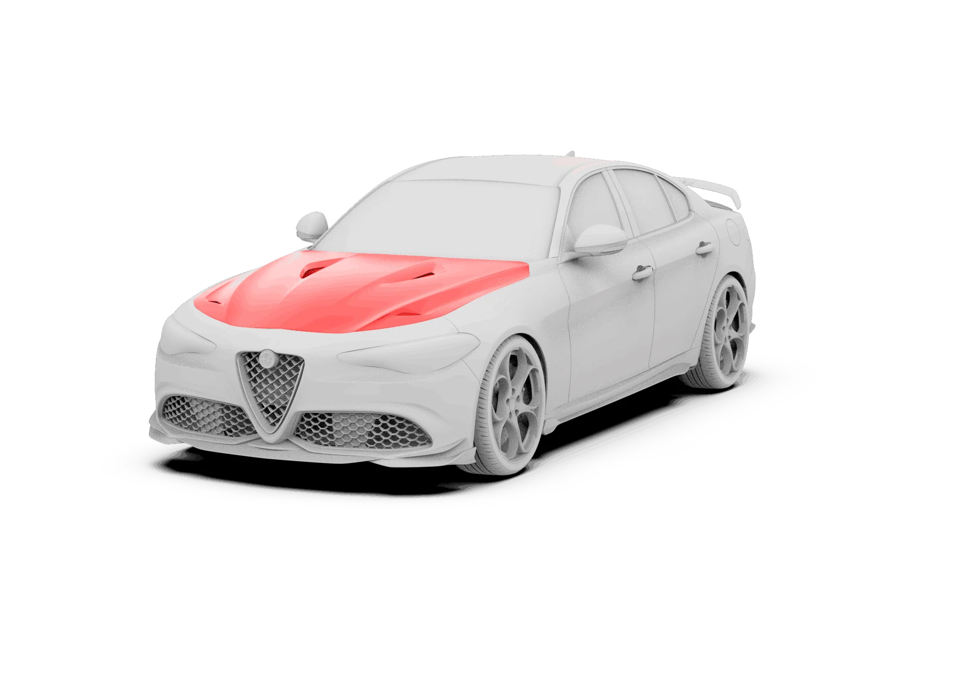 Robot Craftsman Alfa Romeo Giulia Bonnet / Hood - Image 5