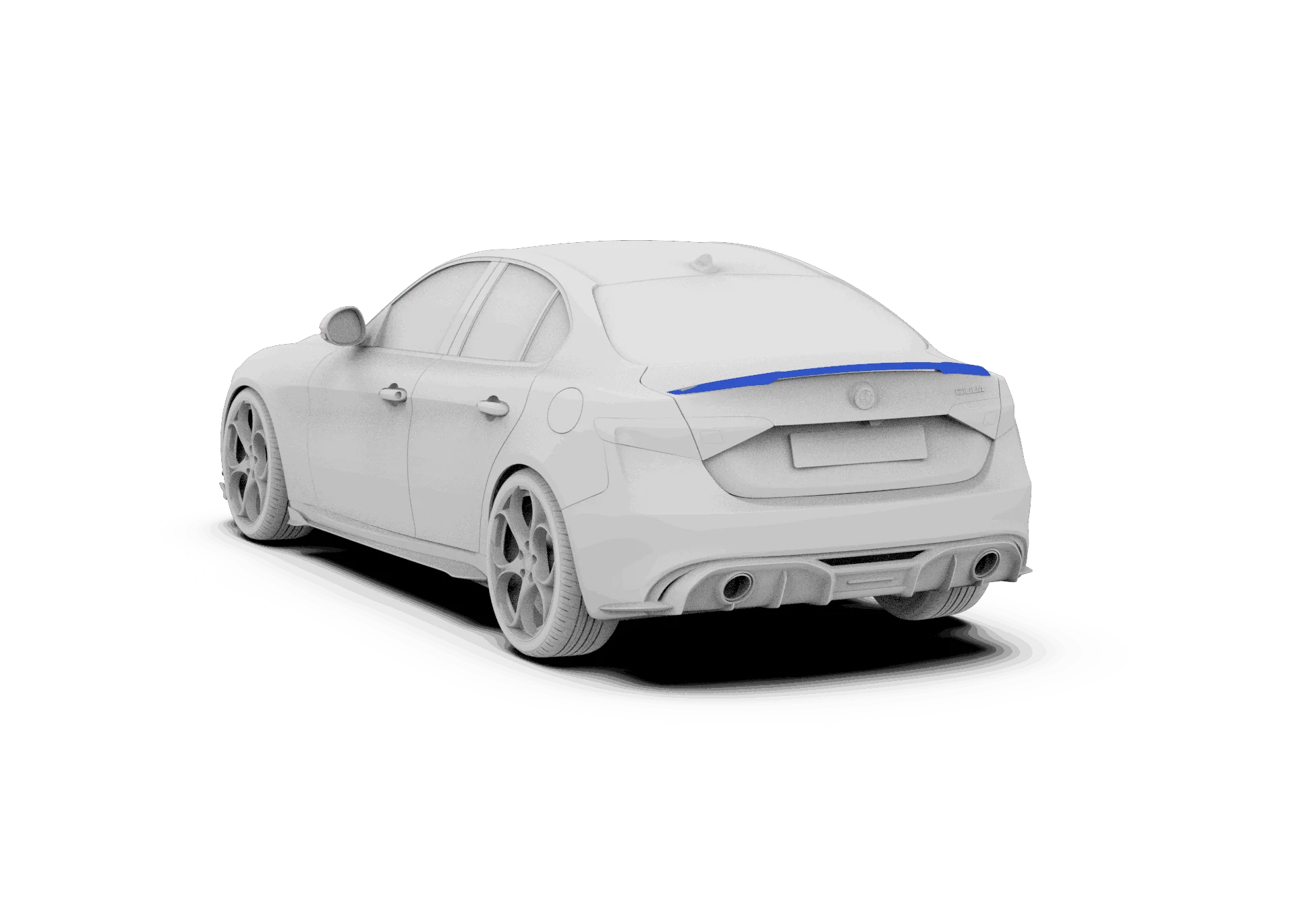 Robot Craftsman Alfa Romeo Giulia Spoiler Options