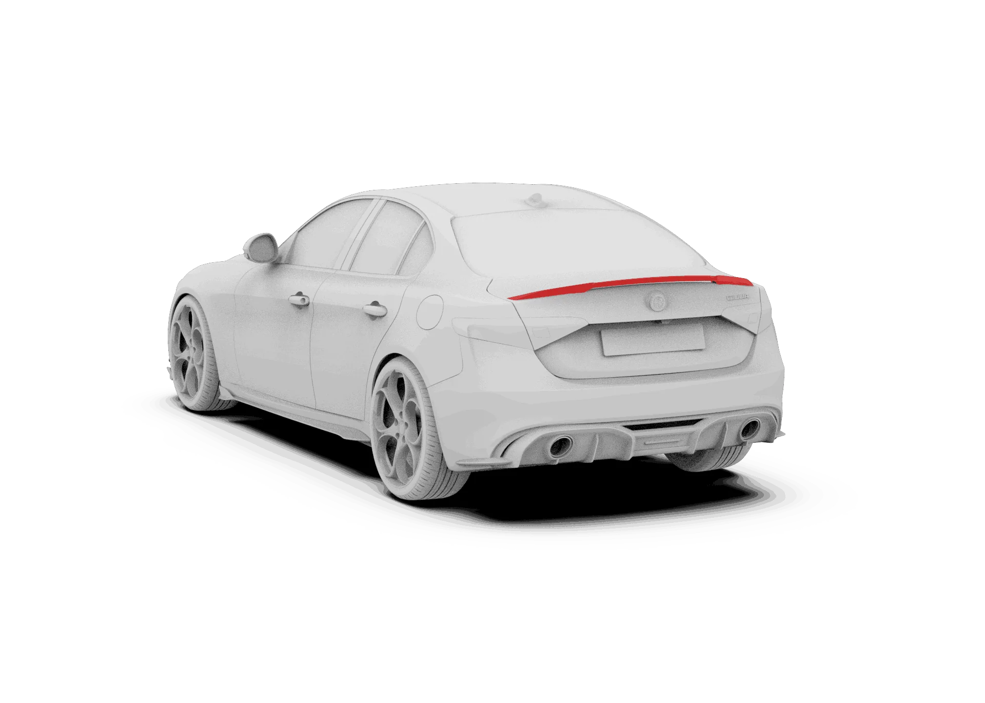 Robot Craftsman Alfa Romeo Giulia Spoiler Options - Image 2