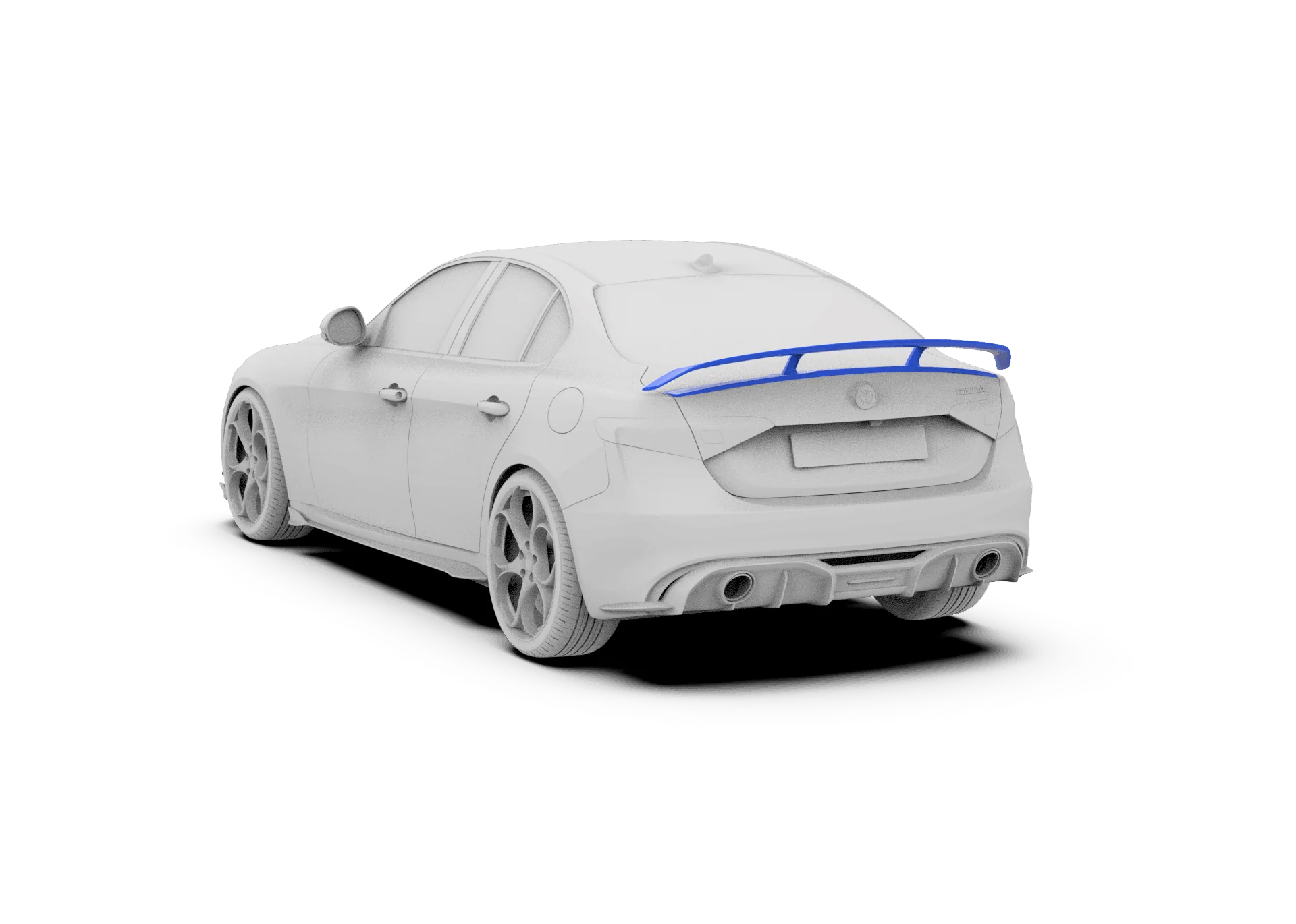 Robot Craftsman Alfa Romeo Giulia Spoiler Options - Image 3