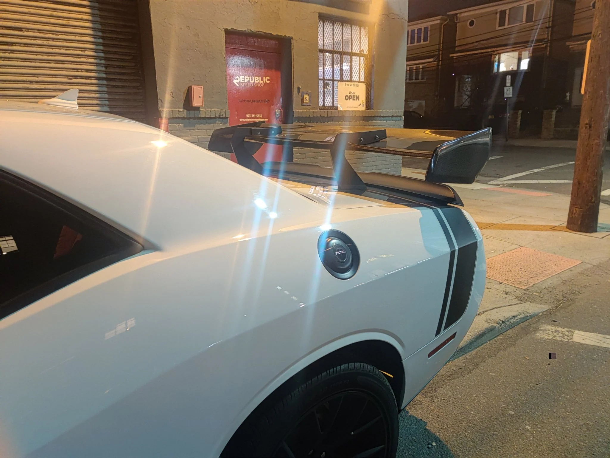 ROBOT CRAFTSMAN Carbon Fiber or FRP Swan Neck Hammer GT Wing For Dodge Challenger Scatpack RT Hellcat - Image 16