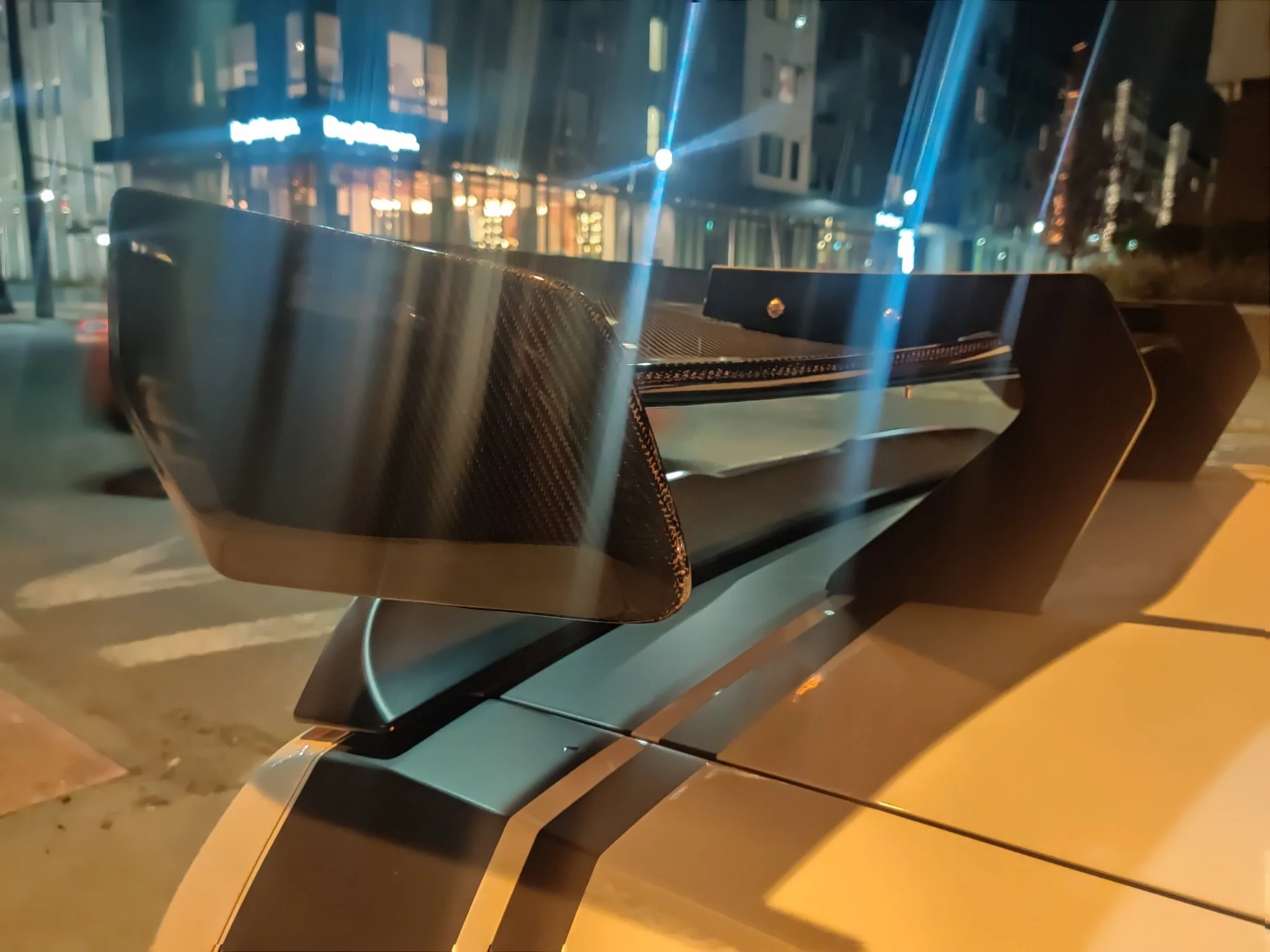 ROBOT CRAFTSMAN Carbon Fiber or FRP Swan Neck Hammer GT Wing For Dodge Challenger Scatpack RT Hellcat - Image 3
