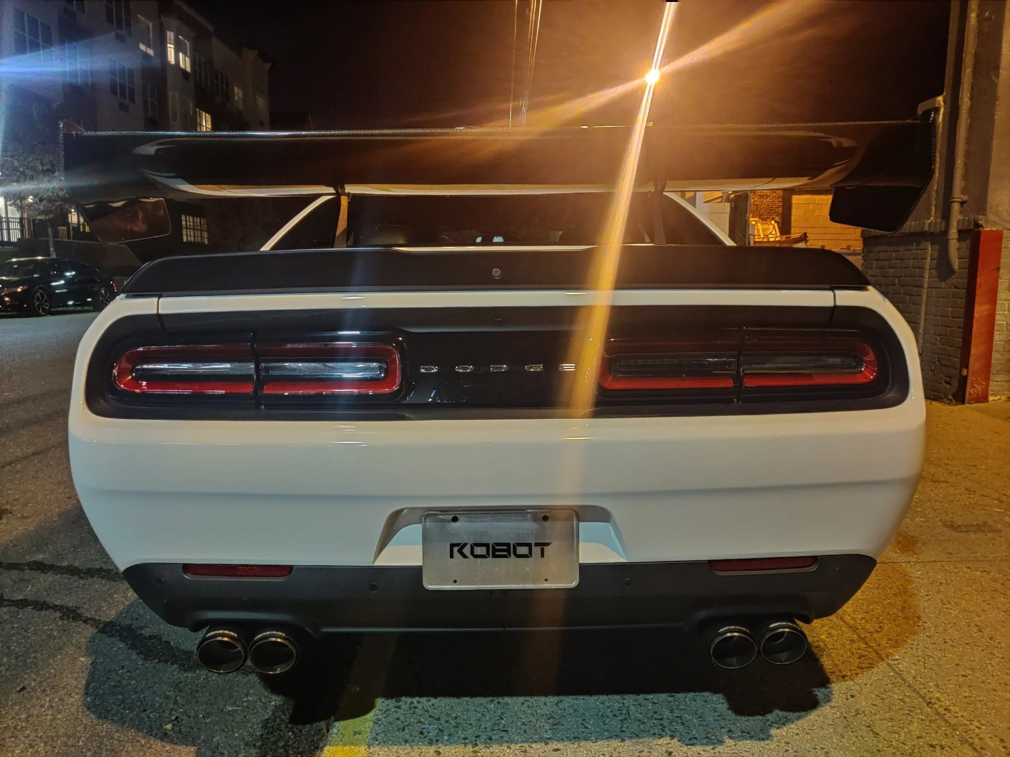 ROBOT CRAFTSMAN Carbon Fiber or FRP Swan Neck Hammer GT Wing For Dodge Challenger Scatpack RT Hellcat - Image 7