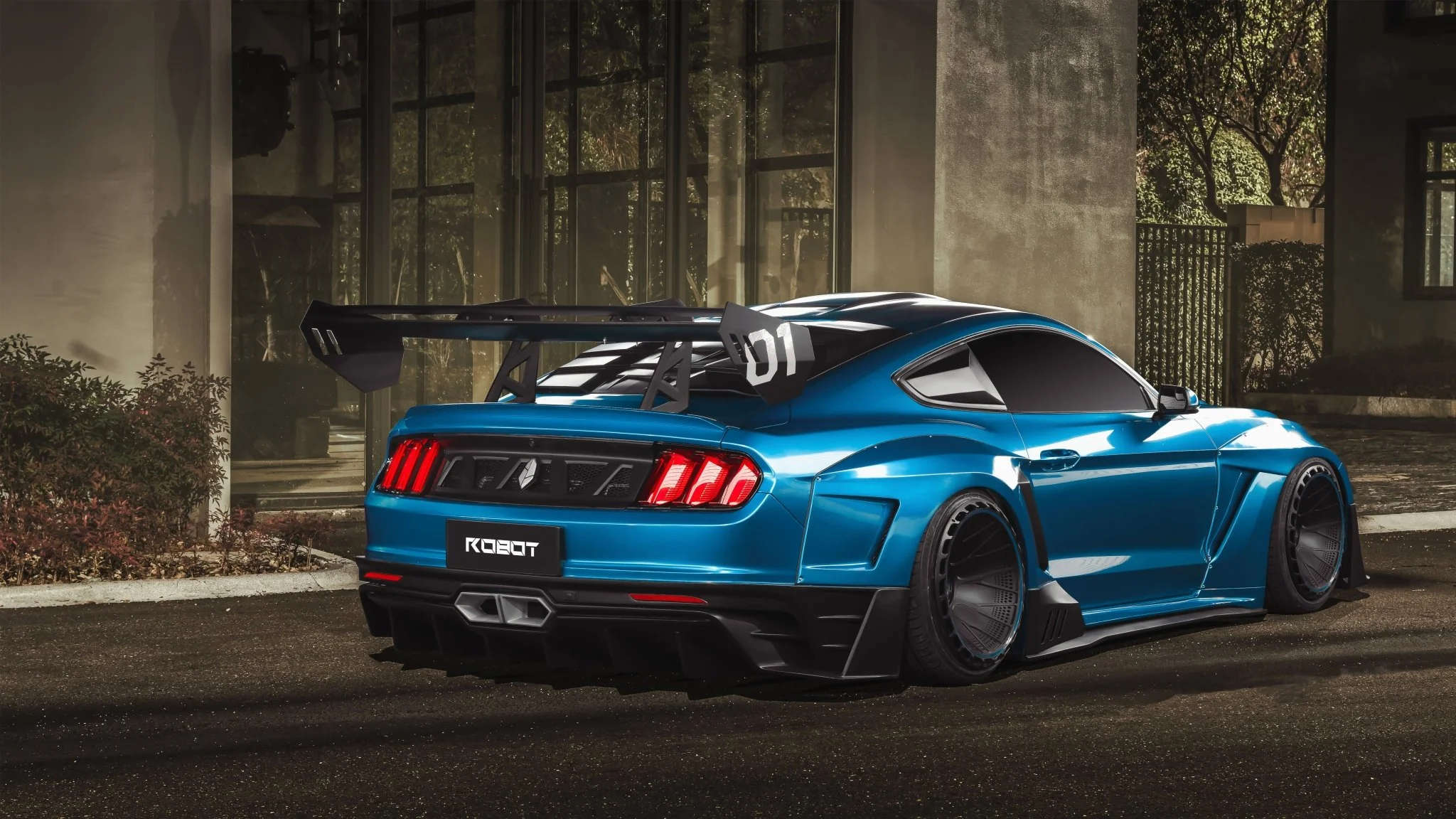 Robot Craftsman Ford Mustang Dawn Widebody Kit 2015-2023 - Image 16