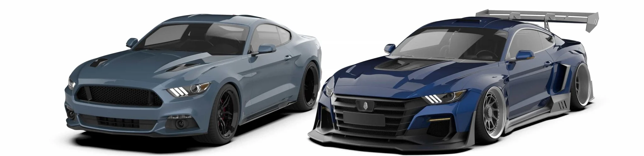 Robot Craftsman Ford Mustang Dawn Widebody Kit 2015-2023 - Image 9