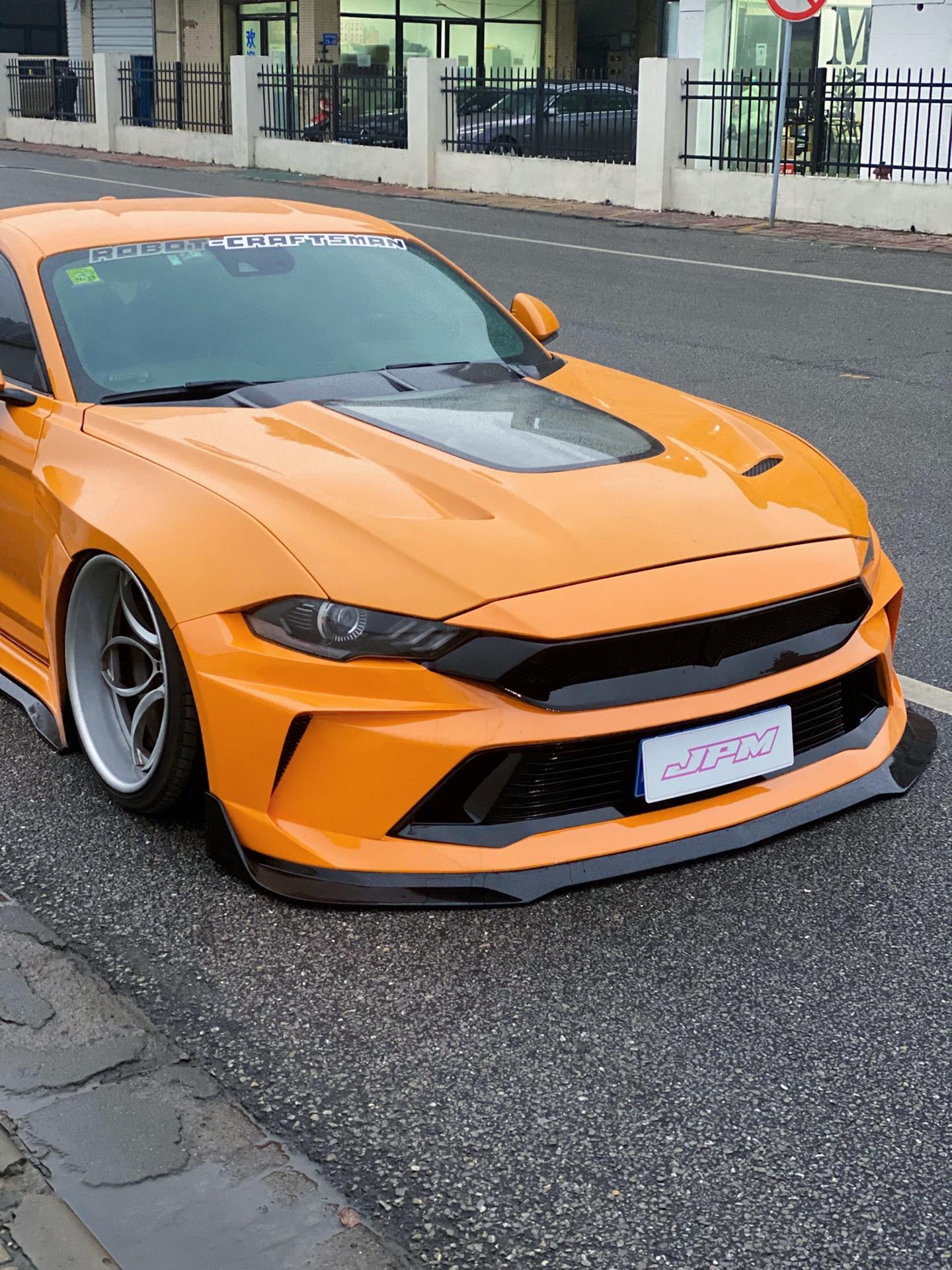 Robot S550 Ford Mustang FRP/Carbon Dusk Bonnet - Image 2