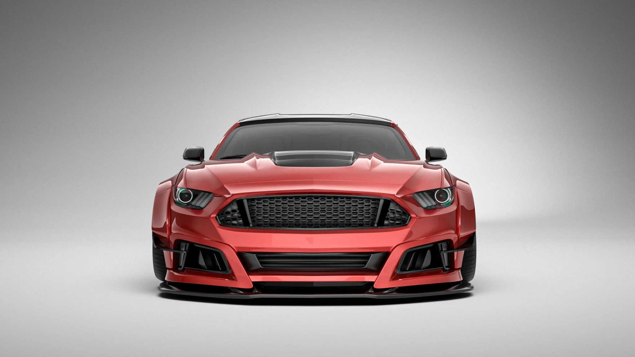 Robot Craftsman Ford Mustang V2 Fibre Glass Reinforced Plastic Complete Body Kit 2015-2023 - Image 3