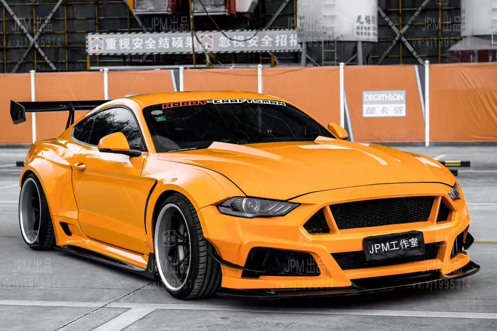 Robot Craftsman Ford Mustang V2 Fibre Glass Reinforced Plastic Complete Body Kit 2015-2023 - Image 39