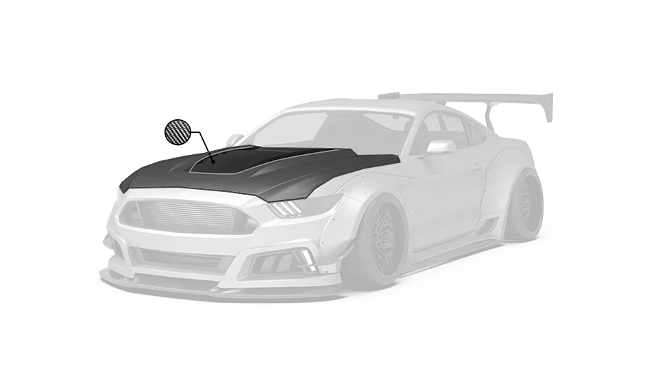 Robot Craftsman Ford Mustang V2 Hood / Bonnet (S550.1) - Image 3
