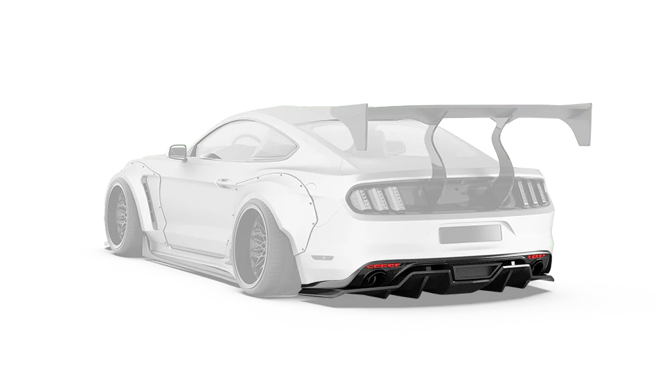 Robot Craftsman Ford Mustang V2 Rear Diffuser (S550.1)