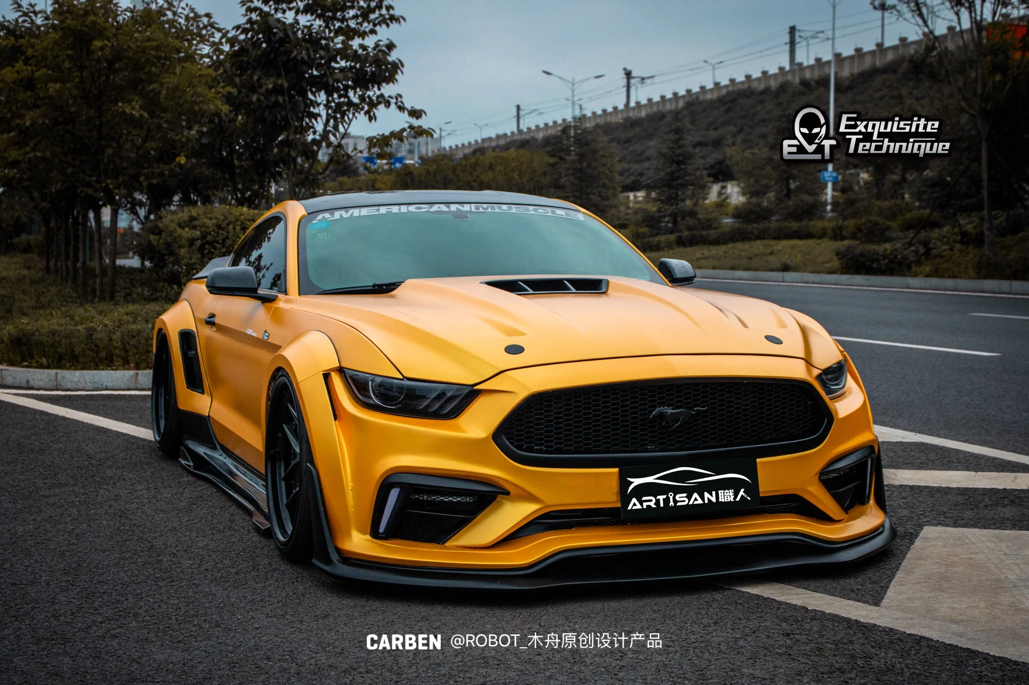 Robot Craftsman Ford Mustang V3 Widebody Kit 2015-2023 - Image 13