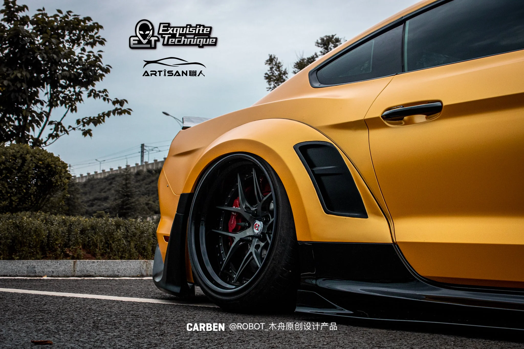Robot Craftsman Ford Mustang V3 Widebody Kit 2015-2023 - Image 17