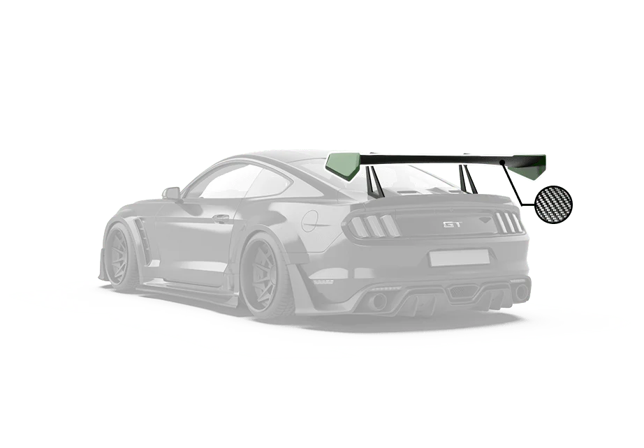 Robot Craftsman Ford Mustang V3 GT Wing - Image 2