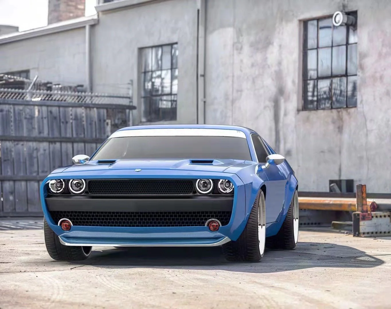 ROBOT CRAFTSMAN Front Bumper "BANDIT" for Dodge Challenger 2015-ON - Image 2