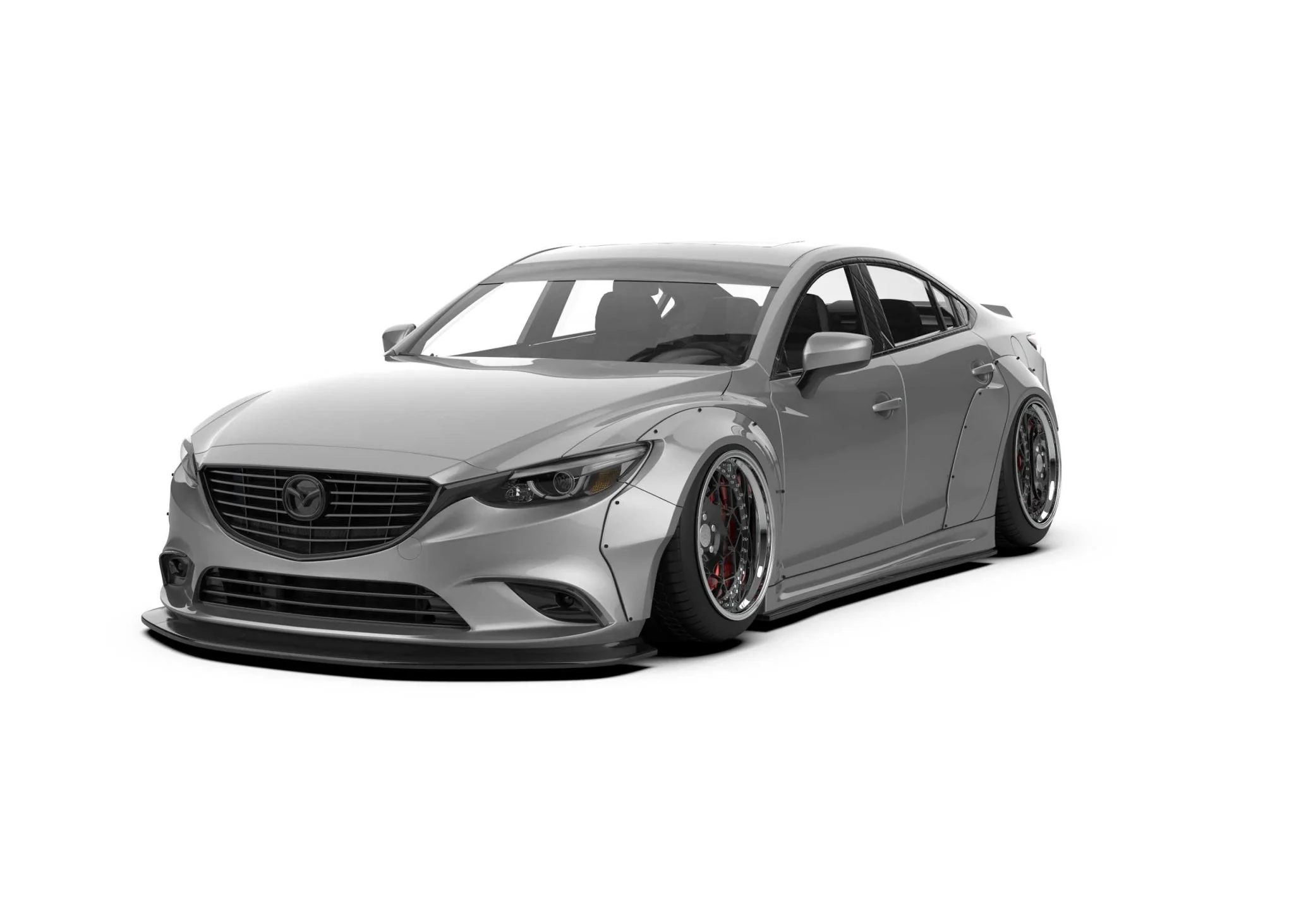 Robot Craftsman Mazda 6 2014-2017 Widebody Kit Fibre Glass Reinforced Plastic Complete Body Kit (FRP) - Image 3