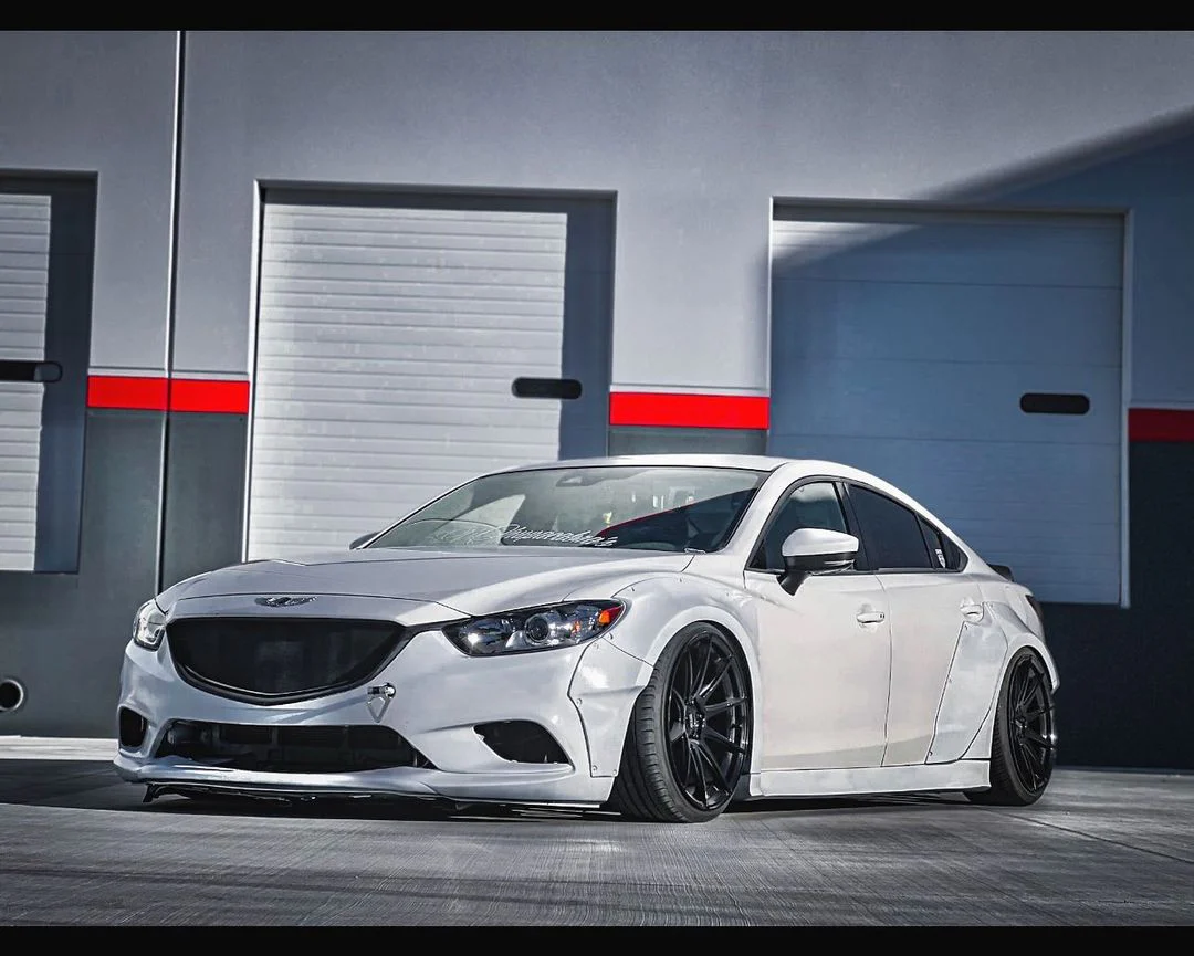 Robot Craftsman Mazda 6 2014-2017 Widebody Kit Fibre Glass Reinforced Plastic Complete Body Kit (FRP) - Image 5