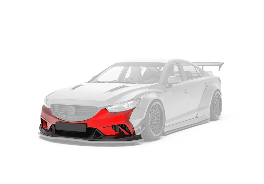 Robot Craftsman Mazda 6 2014-2017 Front Bumper & Front Lip