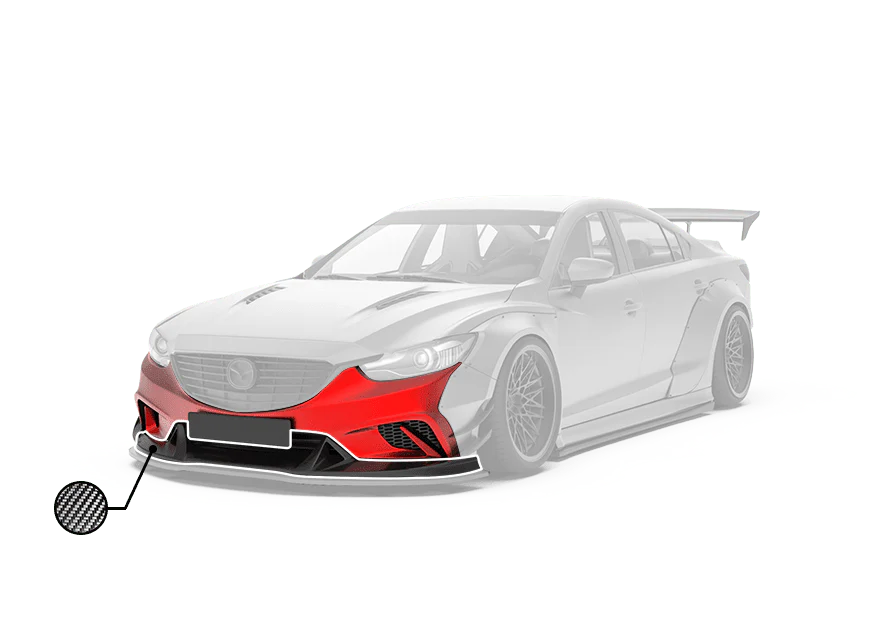 Robot Craftsman Mazda 6 2014-2017 Front Bumper & Front Lip - Image 2