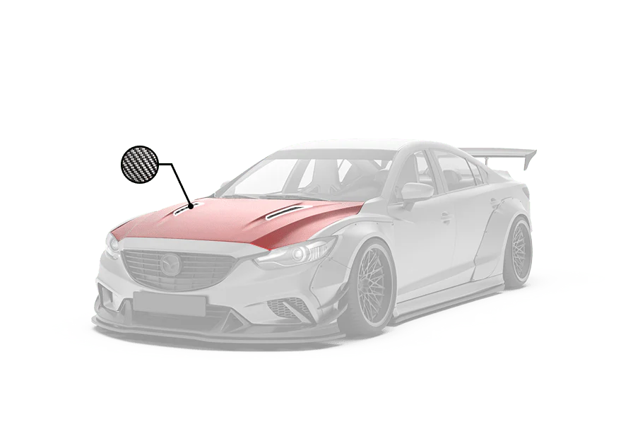 Robot Craftsman Mazda 6 2013-2017 Hood / Bonnet - Image 2