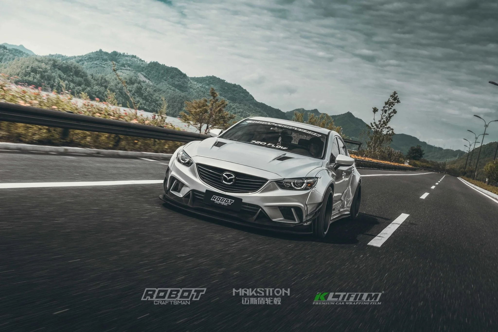 Robot Craftsman Mazda 6 2014-2017 Plus Body Kit Fibre Glass Reinforced Plastic Complete Widebody Kit (FRP) - Image 11