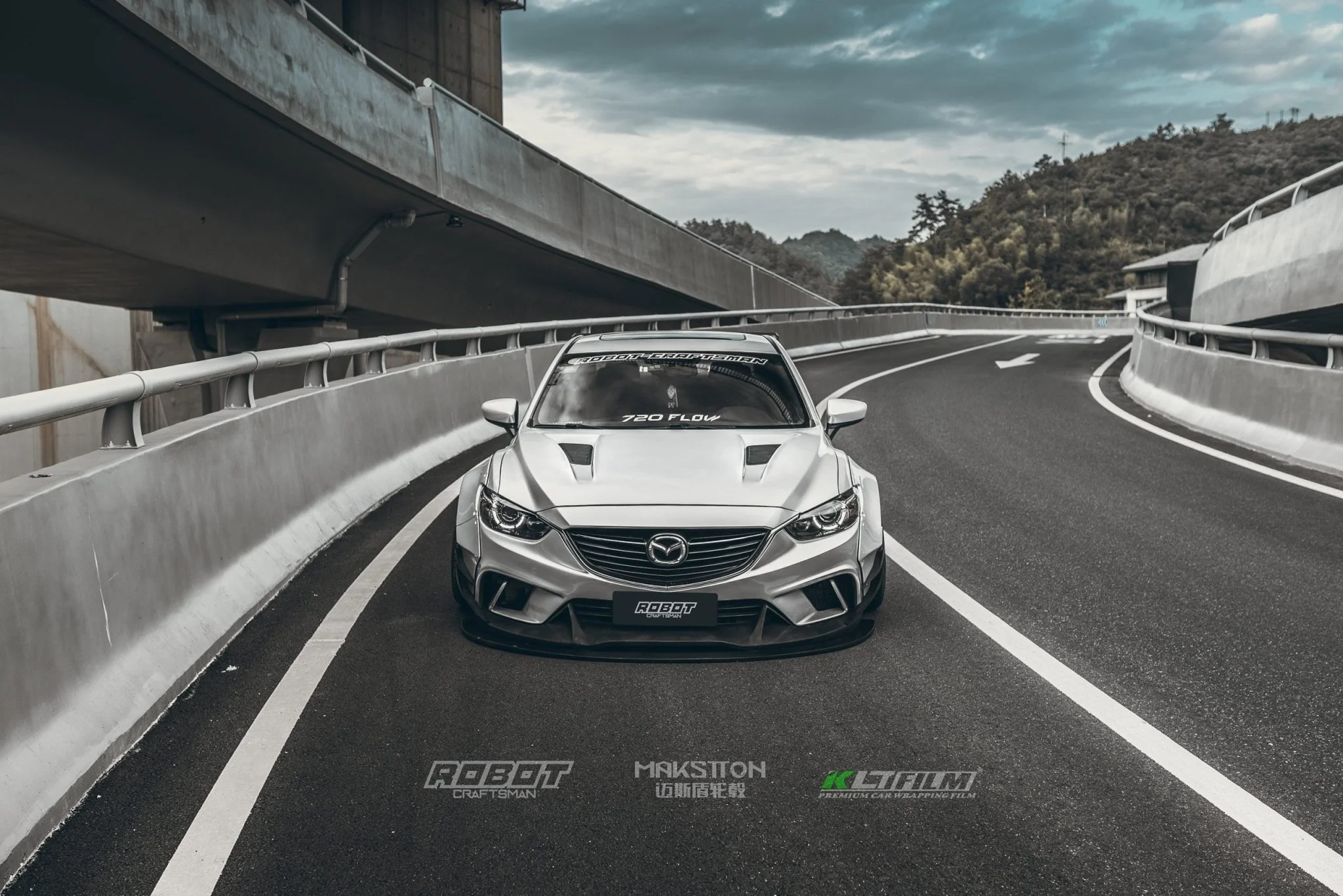 Robot Craftsman Mazda 6 2014-2017 Plus Body Kit Fibre Glass Reinforced Plastic Complete Widebody Kit (FRP) - Image 8