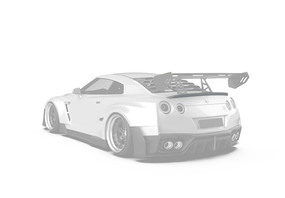Robot Craftsman Nissan GTR Body Kit R35 Duck Tail Spoiler