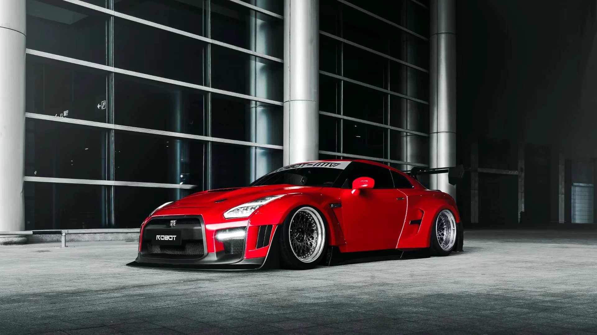 Robot Craftsman Nissan GTR Body Kit R35 WIDEBODY Fibre Glass Reinforced Plastic Complete Body Kit (FRP) - Image 3