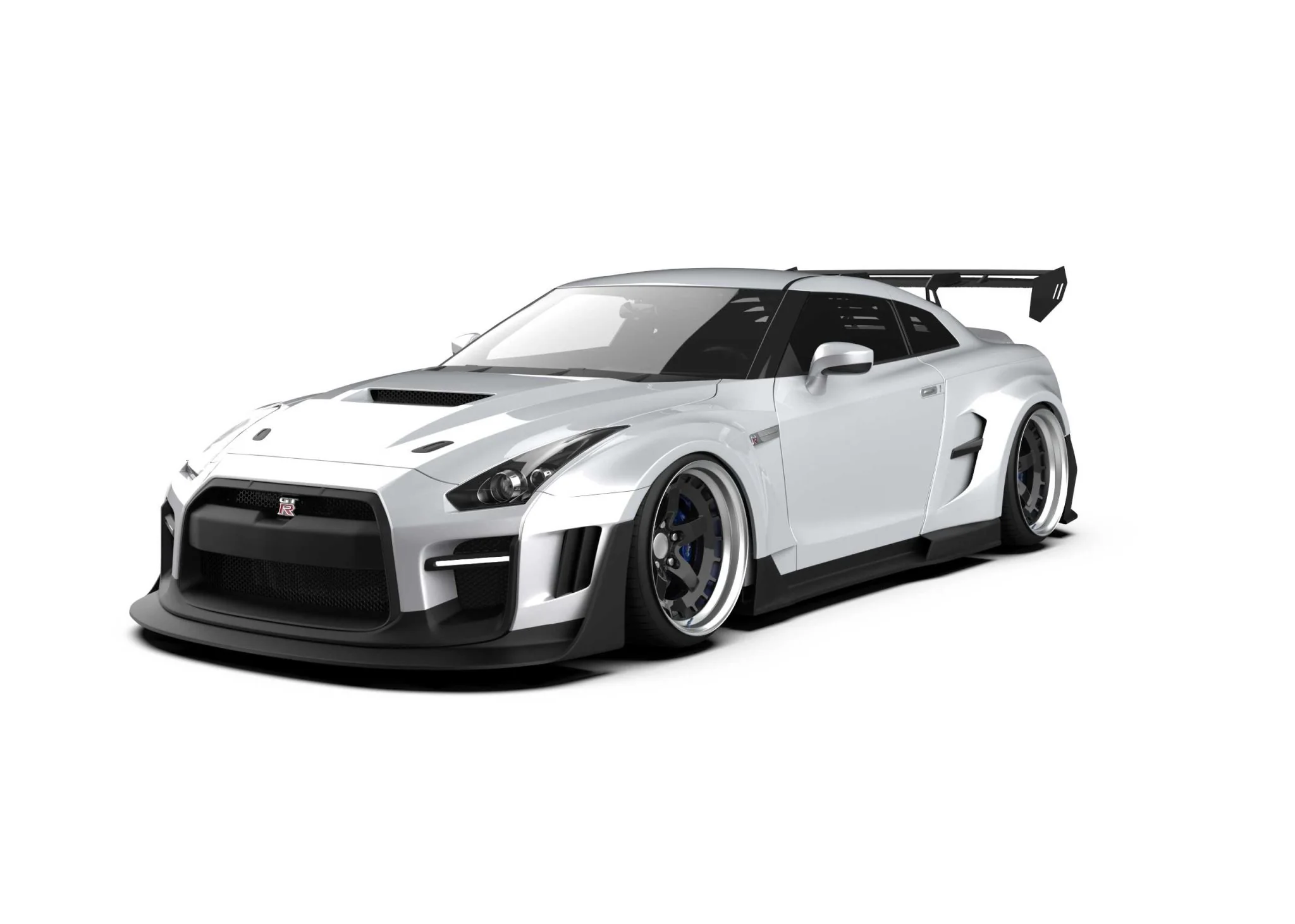 Robot Craftsman Nissan GTR Body Kit R35 WIDEBODY Fibre Glass Reinforced Plastic Complete Body Kit (FRP) - Image 38