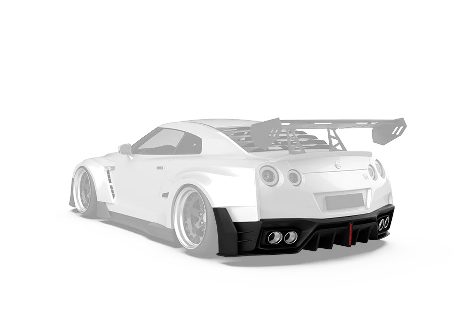 Robot Craftsman Nissan GTR Body Kit R35 WIDEBODY Fibre Glass Reinforced Plastic Complete Body Kit (FRP) - Image 39