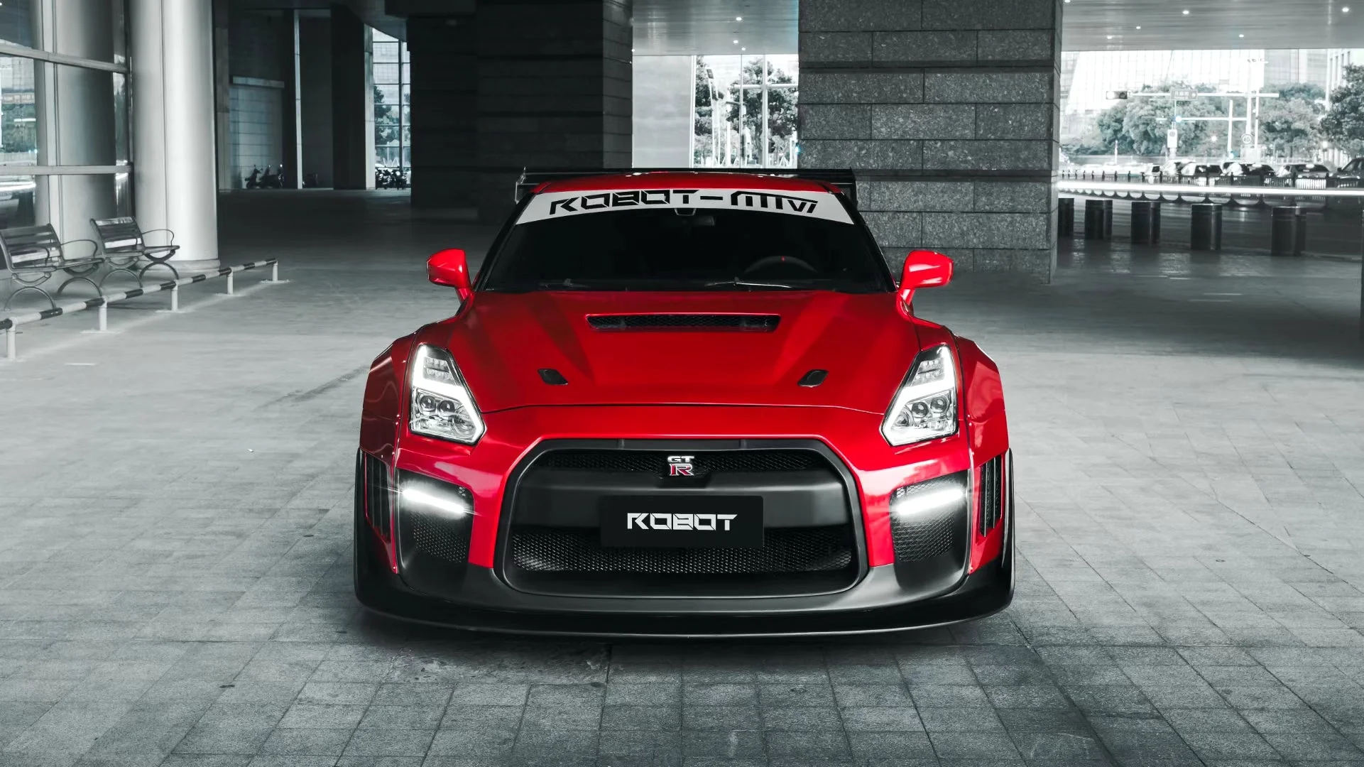 Robot Craftsman Nissan GTR Body Kit R35 WIDEBODY Fibre Glass Reinforced Plastic Complete Body Kit (FRP) - Image 5