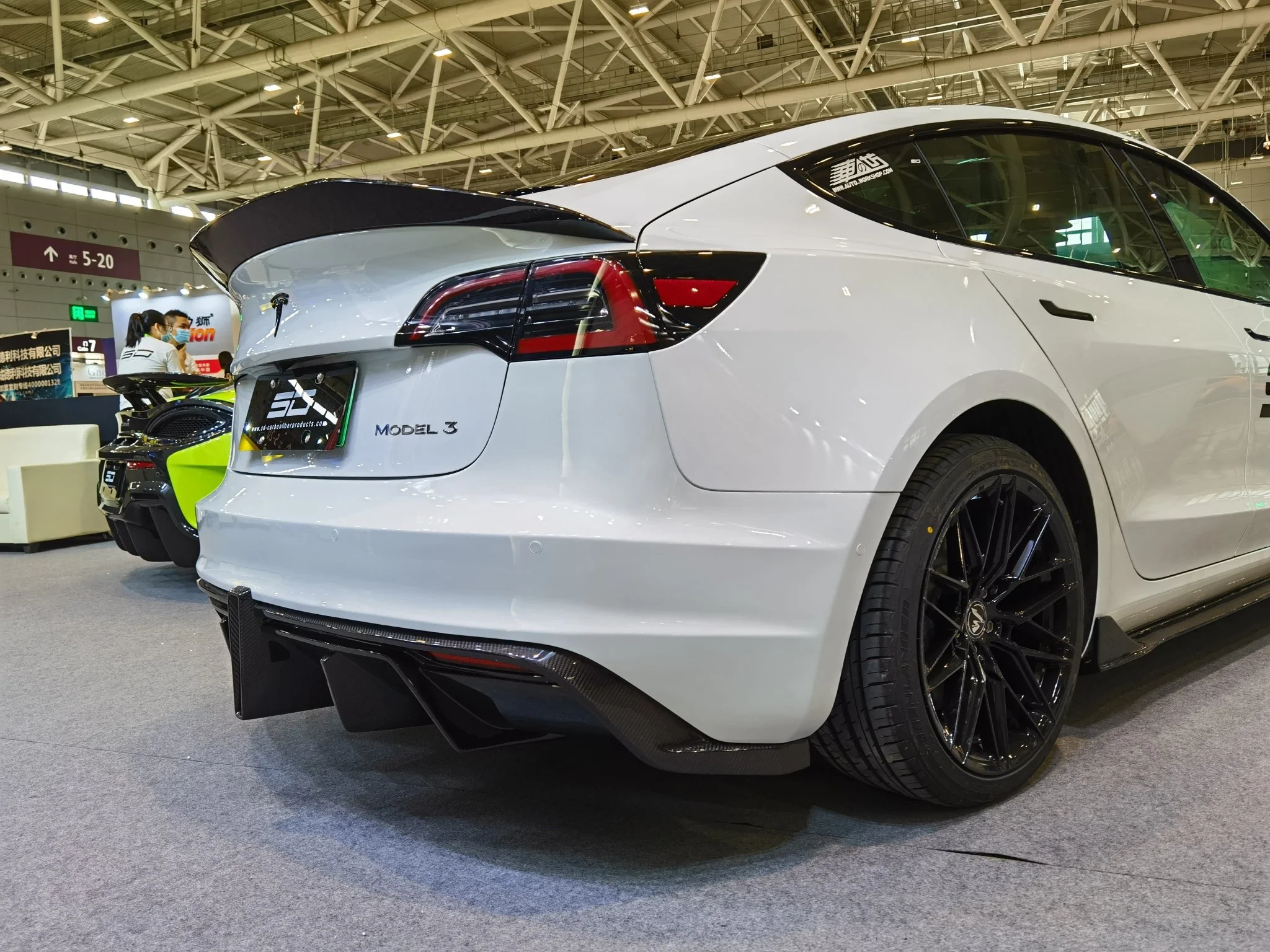 Robot Craftsman Tesla Model 3 "Crypton" Fibre Glass Reinforced Plastic Complete Body Kit (FRP) - Image 17
