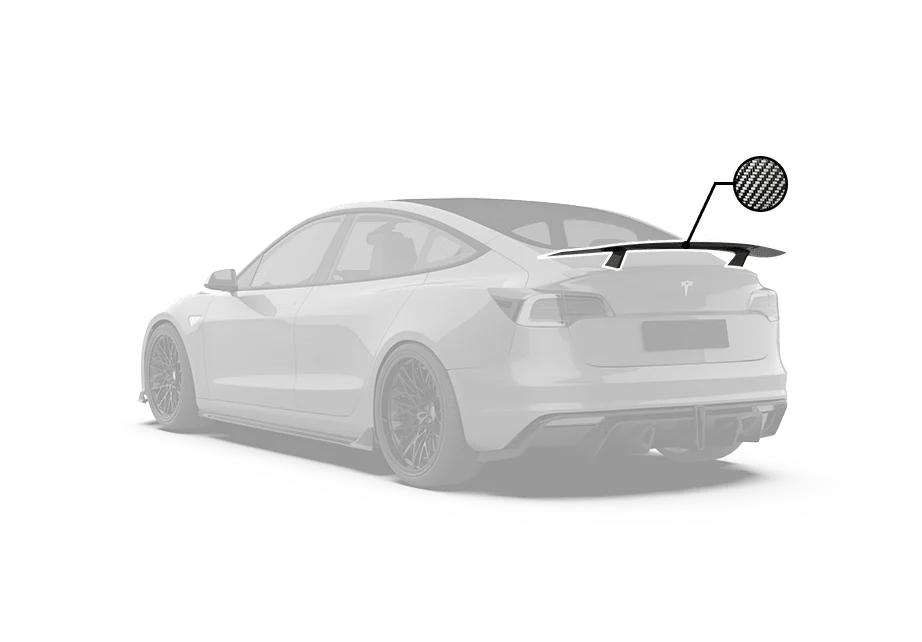 Robot Craftsman Tesla Model 3 "Crypton" GT Spoiler - Image 2