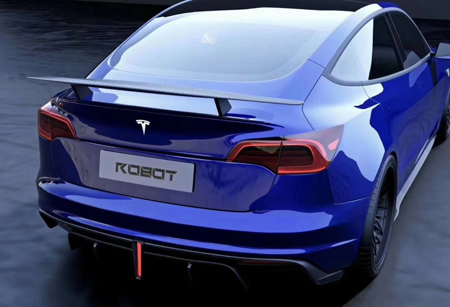 Robot Craftsman Tesla Model 3 "Crypton" GT Spoiler - Image 4