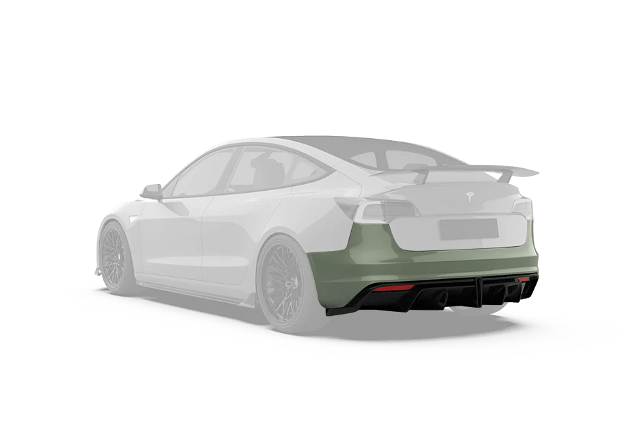 Robot Craftsman Tesla Model 3 "Crypton" Rear Bumper & Diffuser