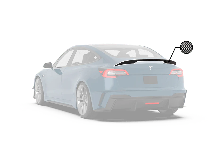 Robot Craftsman Widebody Tesla Model 3 “HACKER” Spoiler Options - Image 2
