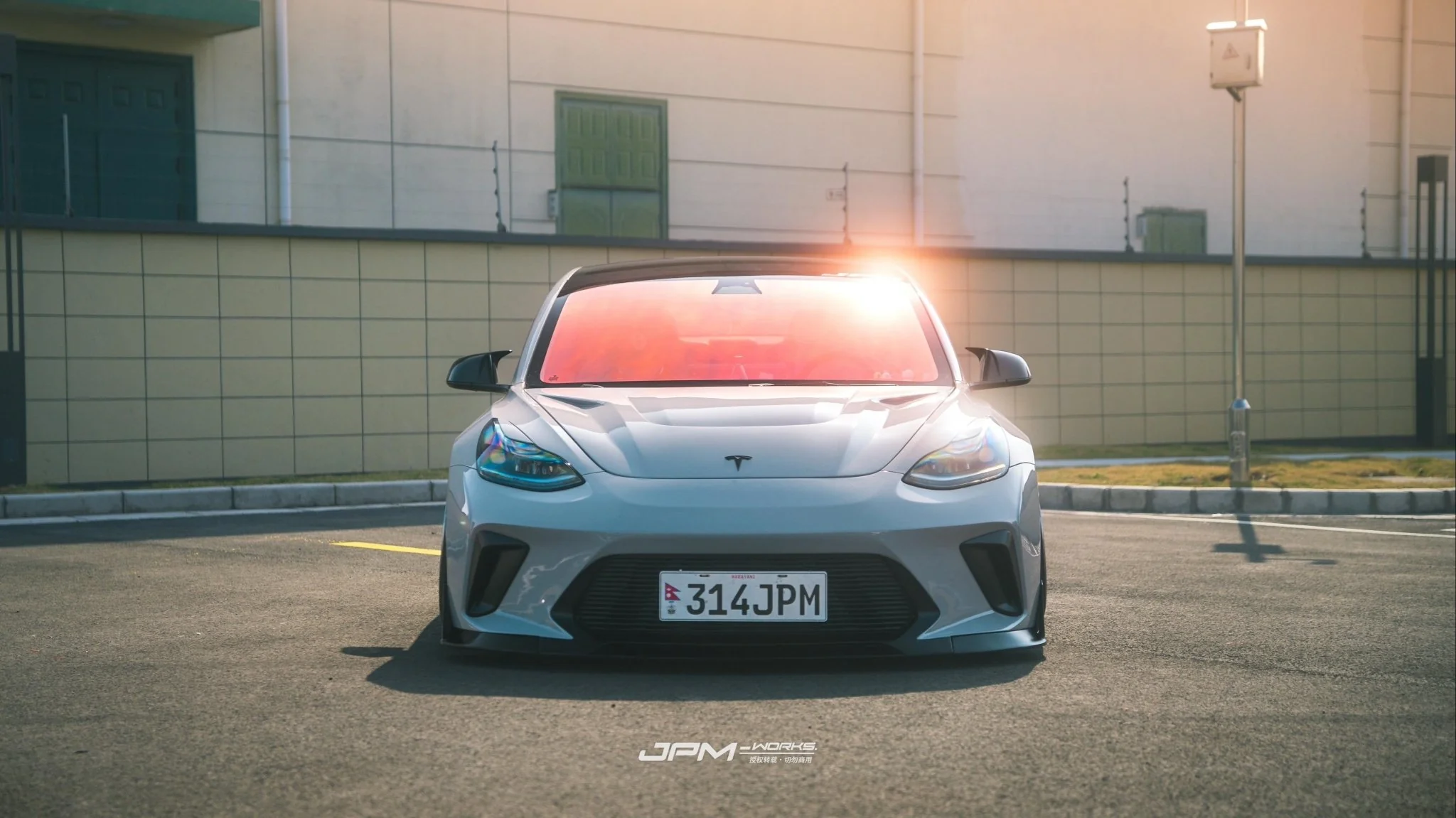 Robot Craftsman Tesla Model 3 “HACKER” Front Bumper & Front Lip (2017–2023 pre-facelift) - Image 16