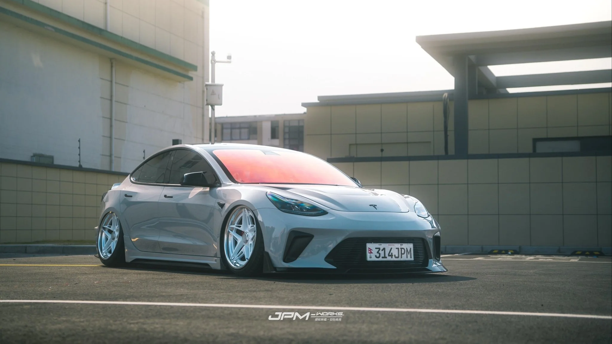 Robot Craftsman Tesla Model 3 “HACKER” Front Bumper & Front Lip (2017–2023 pre-facelift) - Image 17