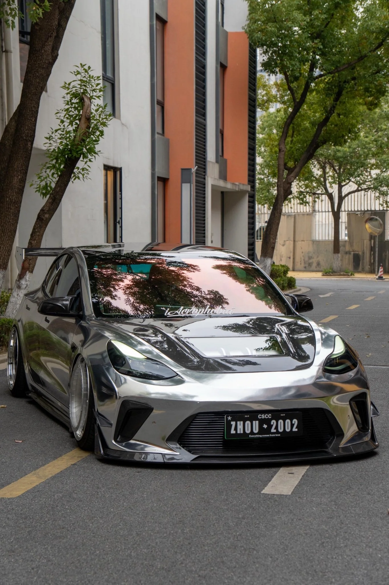 Robot Craftsman Tesla Model 3 “HACKER” Front Bumper & Front Lip (2017–2023 pre-facelift) - Image 21