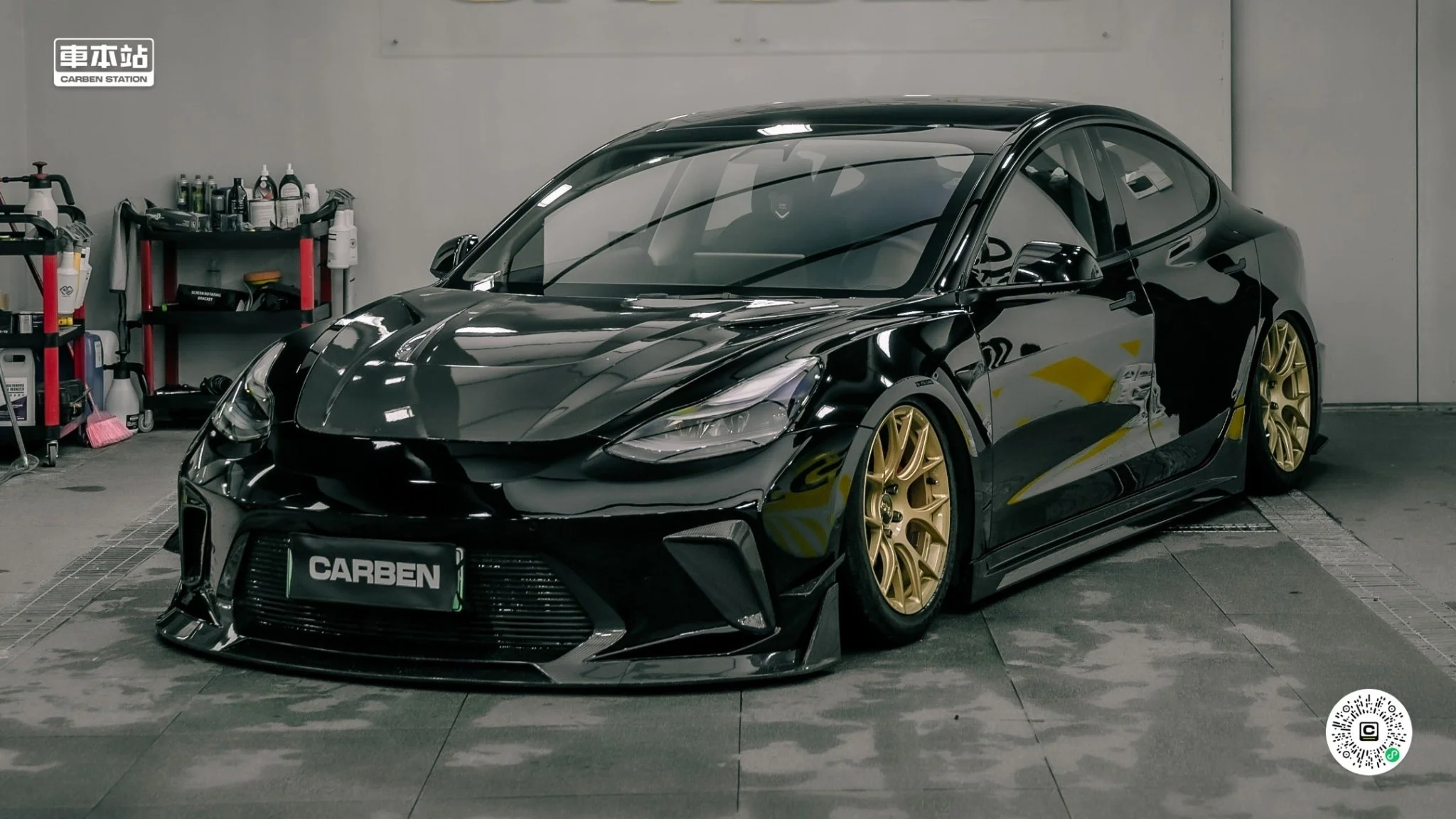 Robot Craftsman Tesla Model 3 “HACKER” Front Bumper & Front Lip (2017–2023 pre-facelift) - Image 24