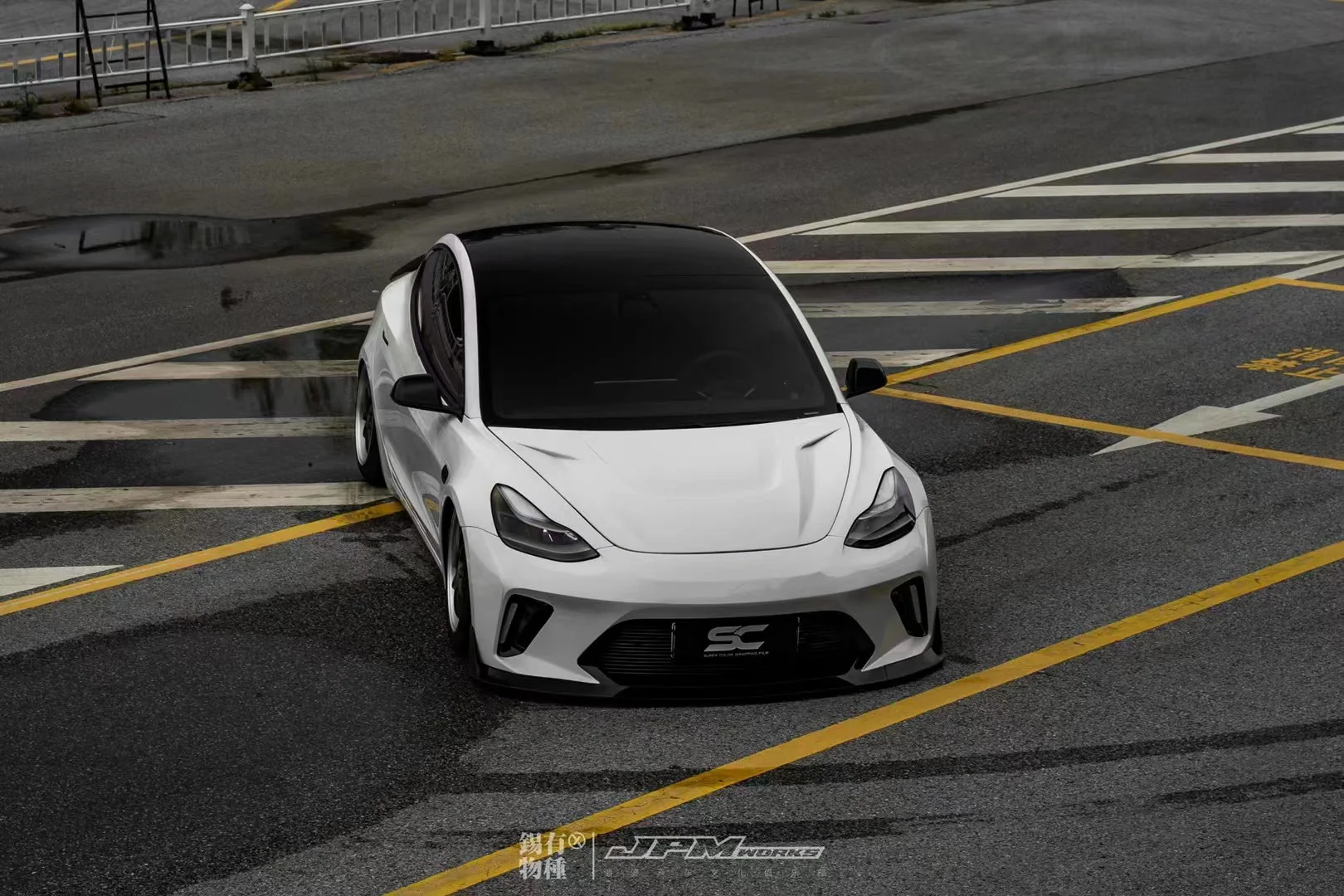 Robot Craftsman Tesla Model 3 “HACKER” Front Bumper & Front Lip (2017–2023 pre-facelift) - Image 26