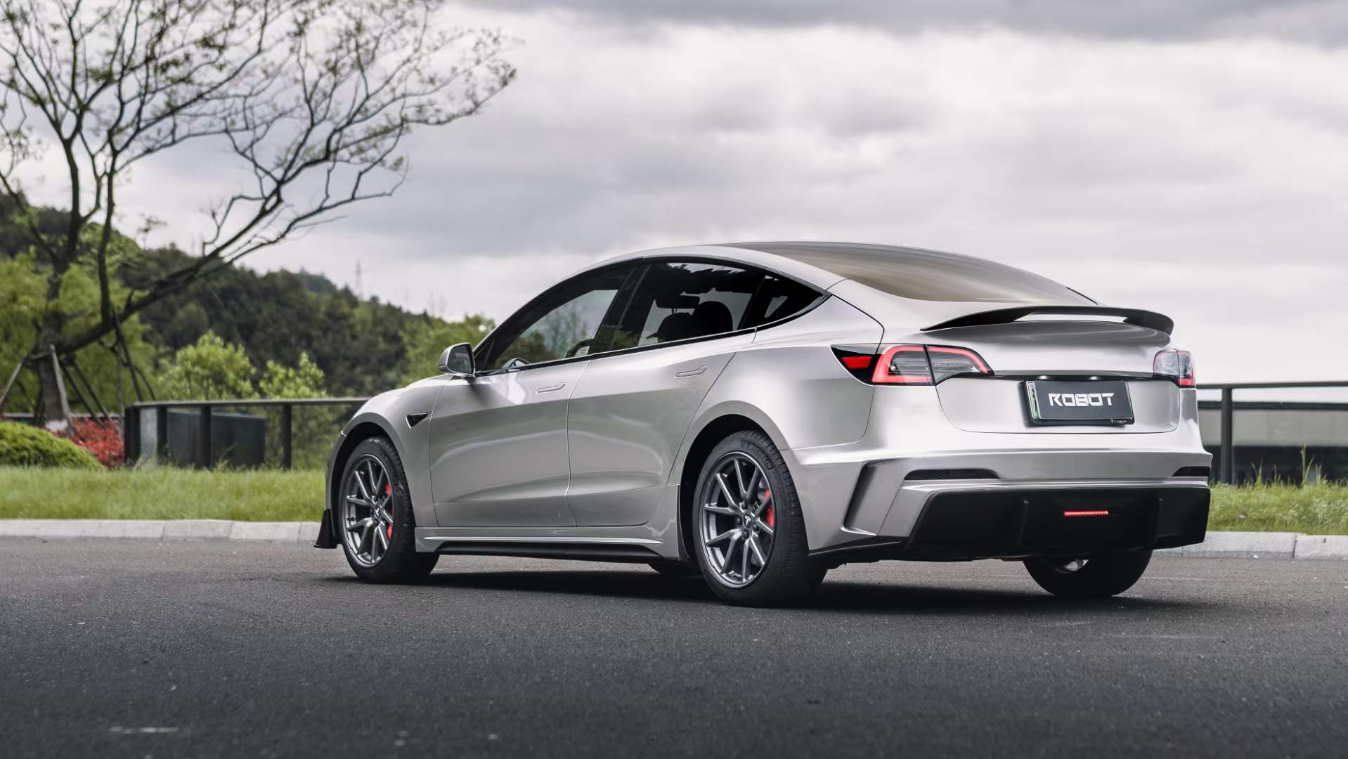 Robot Craftsman Tesla Model 3 “HACKER” Narrowbody Fibre Glass Reinforced Plastic Complete Body Kit (FRP) - Image 13