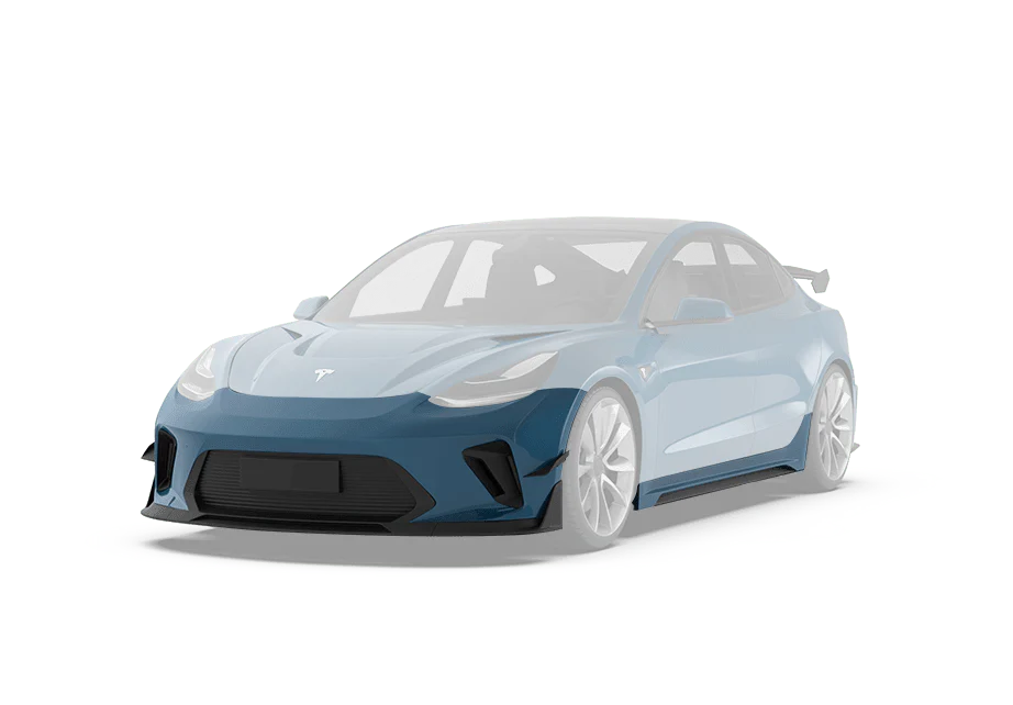 Robot Craftsman Tesla Model 3 “HACKER” Narrowbody Fibre Glass Reinforced Plastic Complete Body Kit (FRP) - Image 32