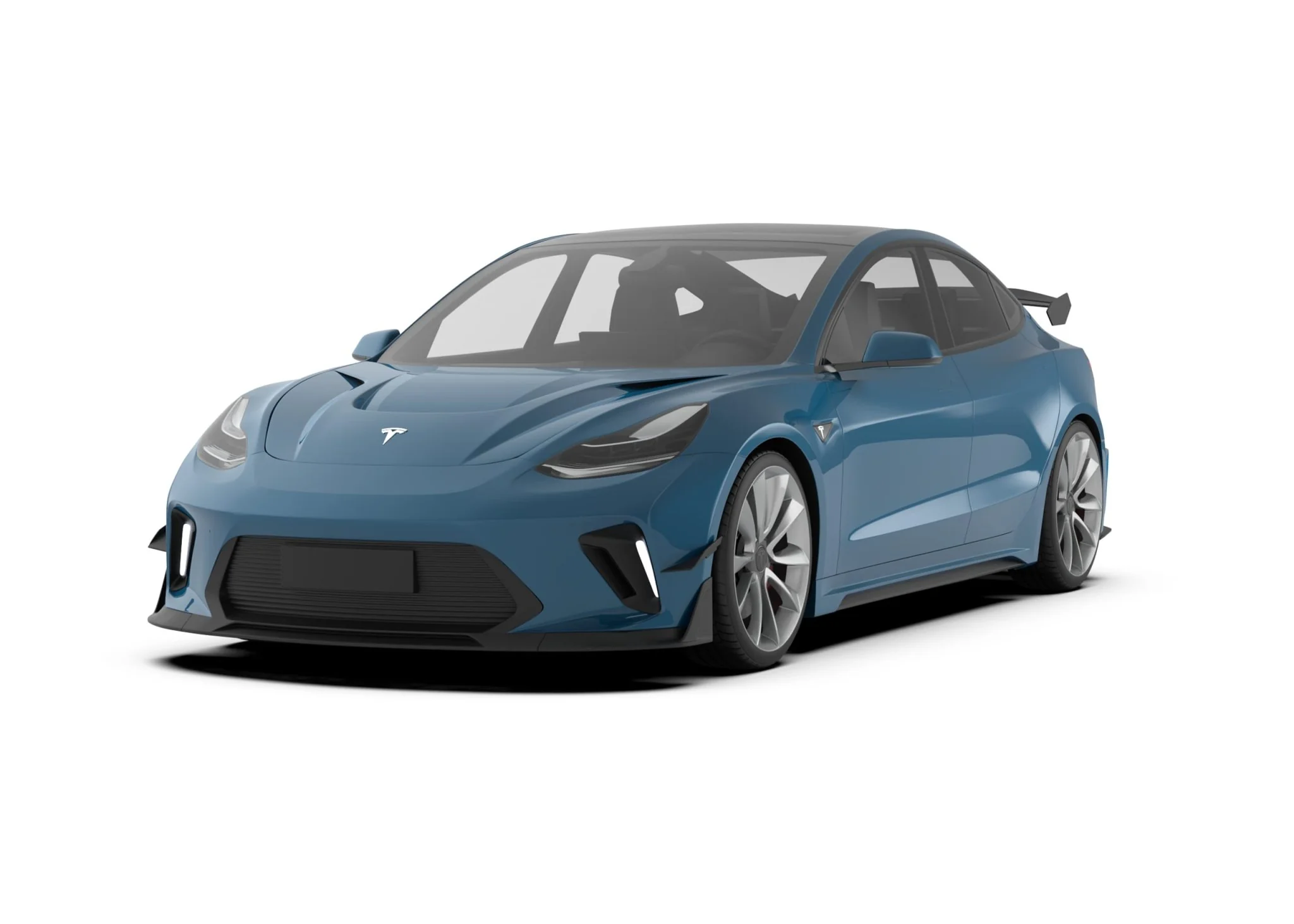 Robot Craftsman Tesla Model 3 “HACKER” Narrowbody Fibre Glass Reinforced Plastic Complete Body Kit (FRP) - Image 34