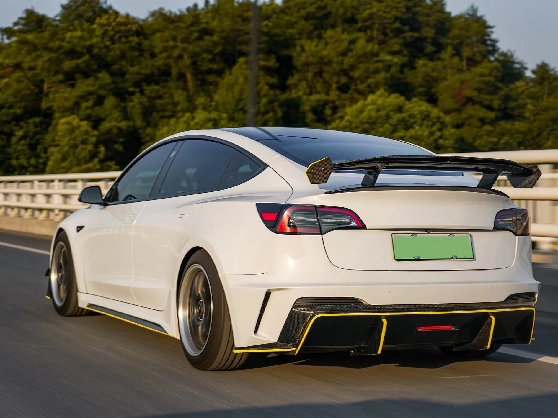 Robot Craftsman Tesla Model 3 “HACKER” Rear Bumper & Diffuser (2017–2023 pre-facelift) - Image 13