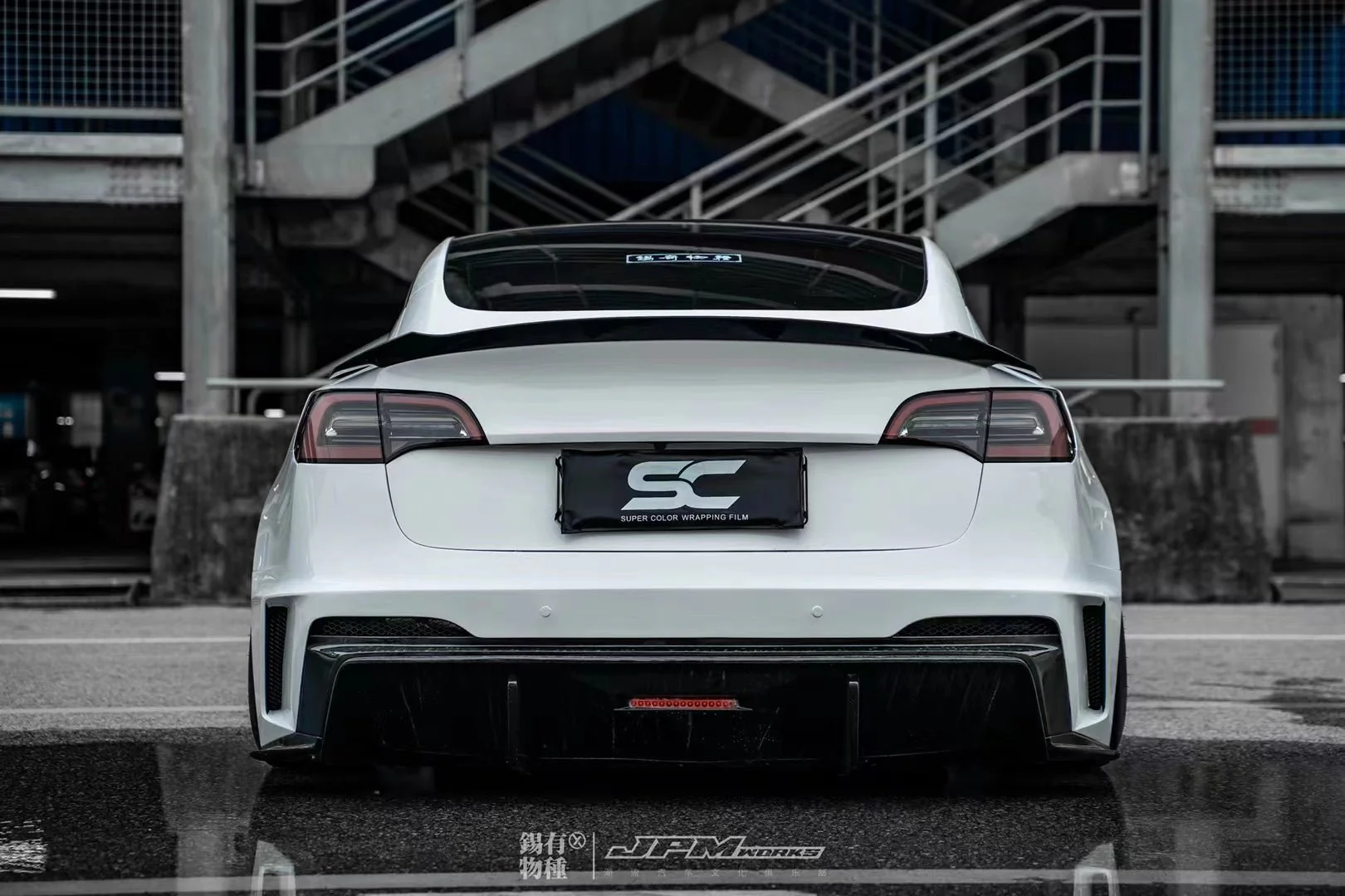 Robot Craftsman Tesla Model 3 “HACKER” Rear Bumper & Diffuser (2017–2023 pre-facelift) - Image 15