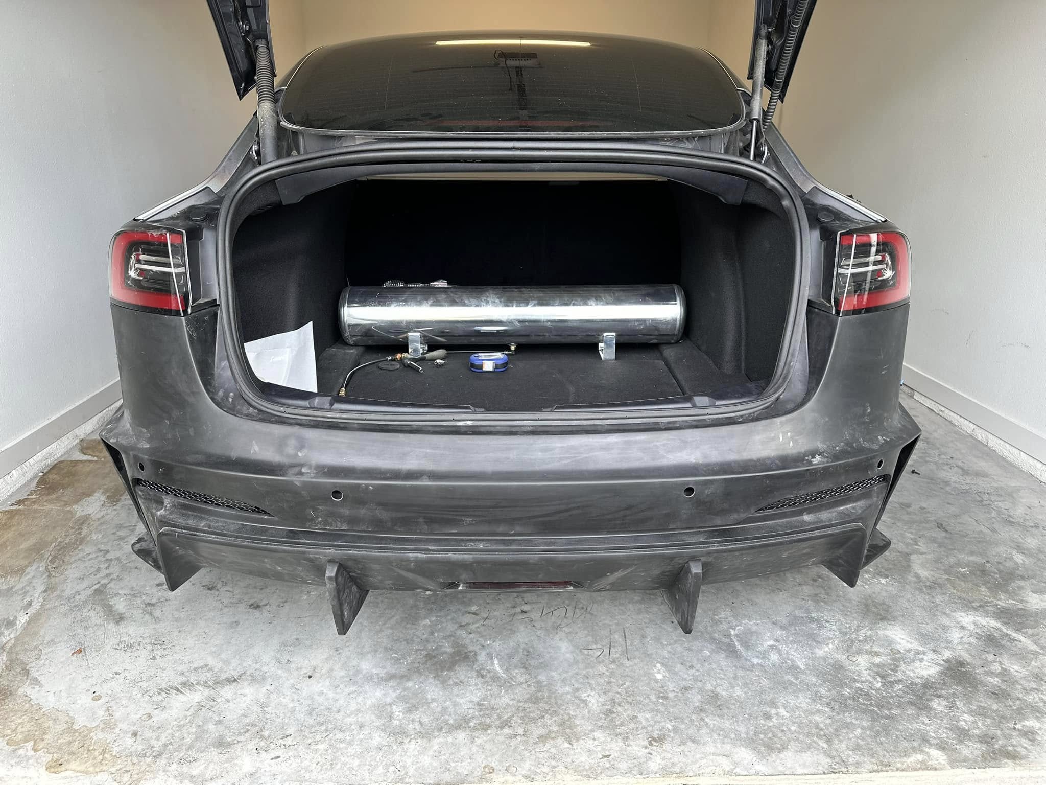Robot Craftsman Tesla Model 3 “HACKER” Rear Bumper & Diffuser (2017–2023 pre-facelift) - Image 3