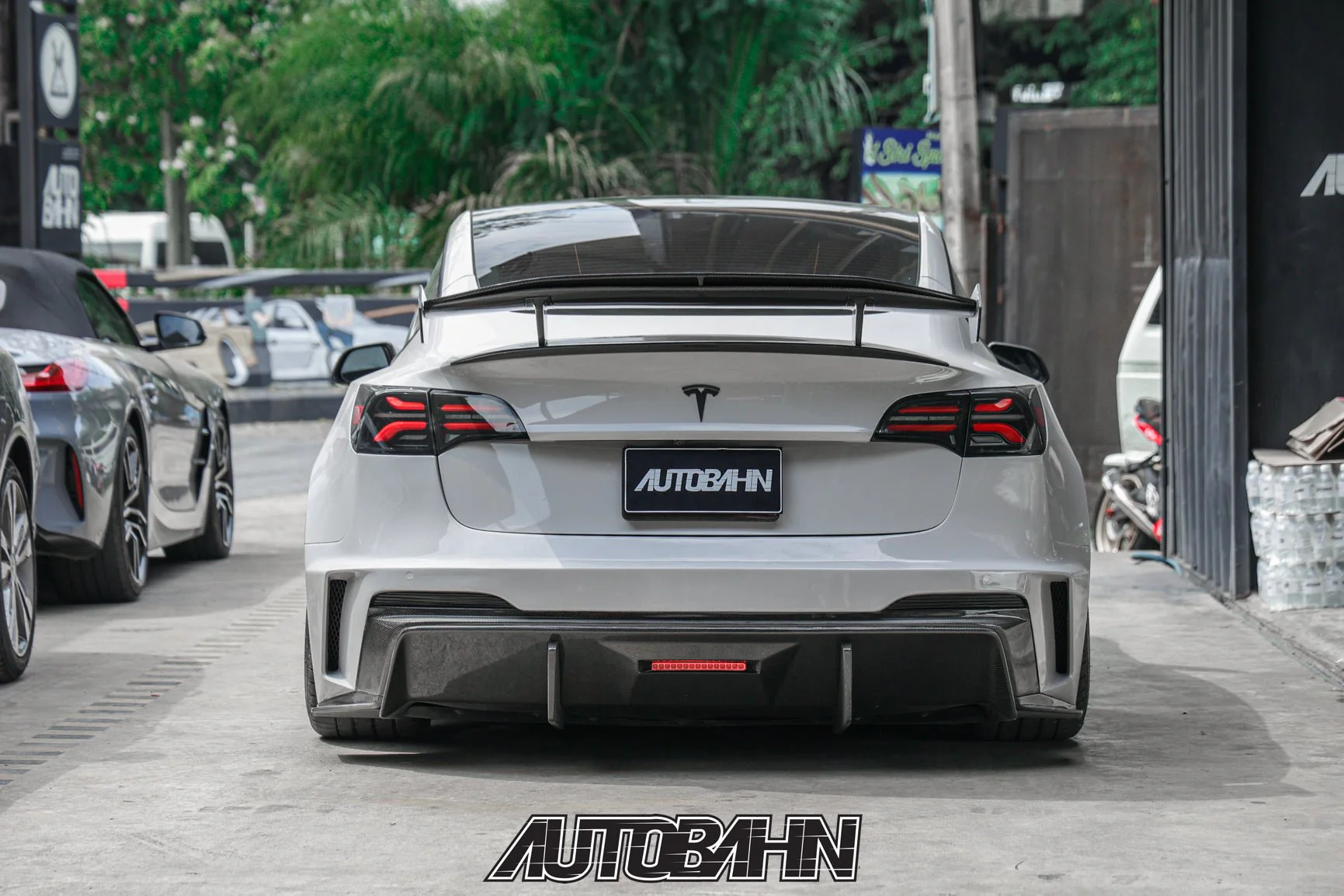 Robot Craftsman Tesla Model 3 “HACKER” Rear Bumper & Diffuser (2017–2023 pre-facelift) - Image 5